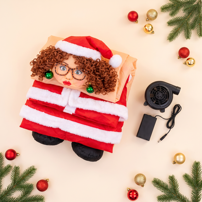 Holly Jolly Mama Inflatable Costume